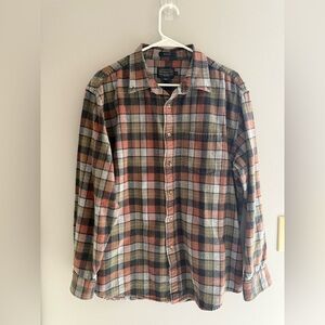 Pendleton Mens Mason Flannel SZ XL Button Up Collared 100% Cotton Casual Warm